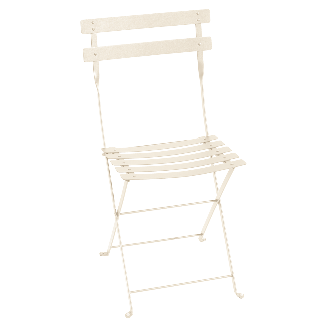 Chaise Bistro Métal — Beige latte
