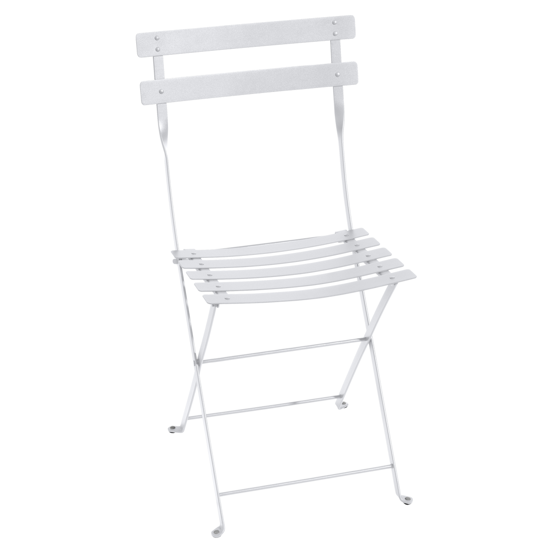 Chaise Bistro Métal — Blanc coton