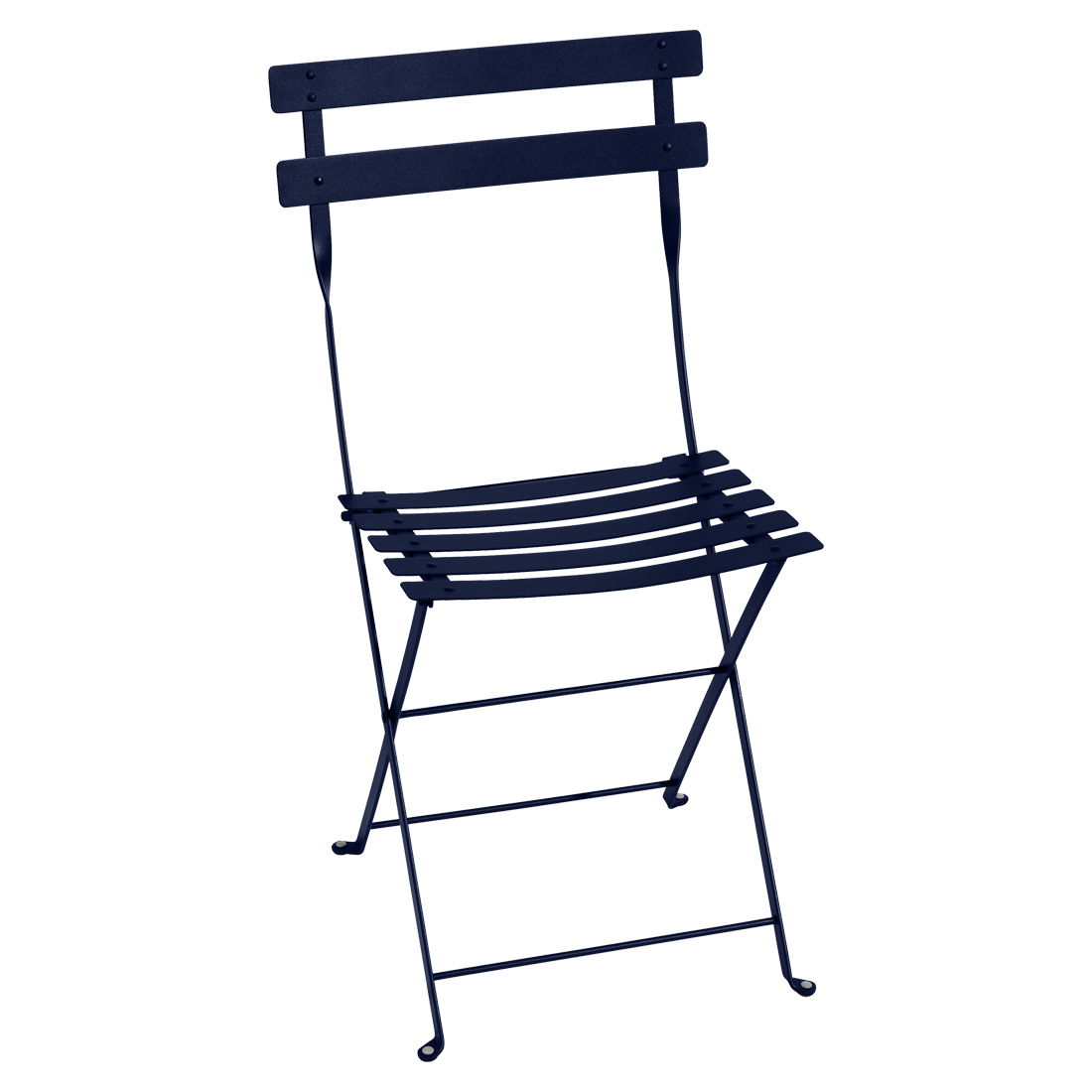 Chaise Bistro Métal — Bleu abysse
