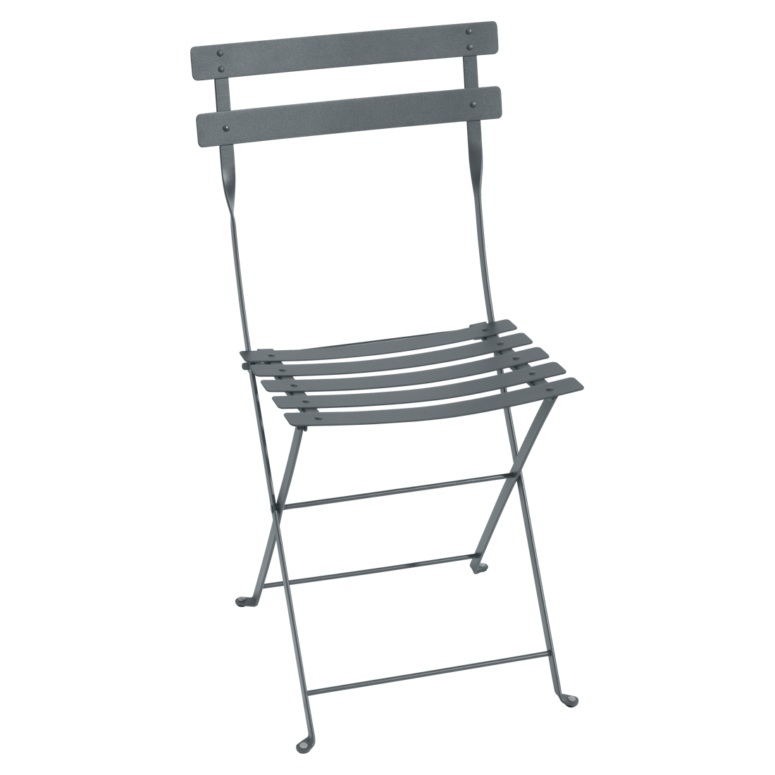 Chaise Bistro Métal — Gris orage