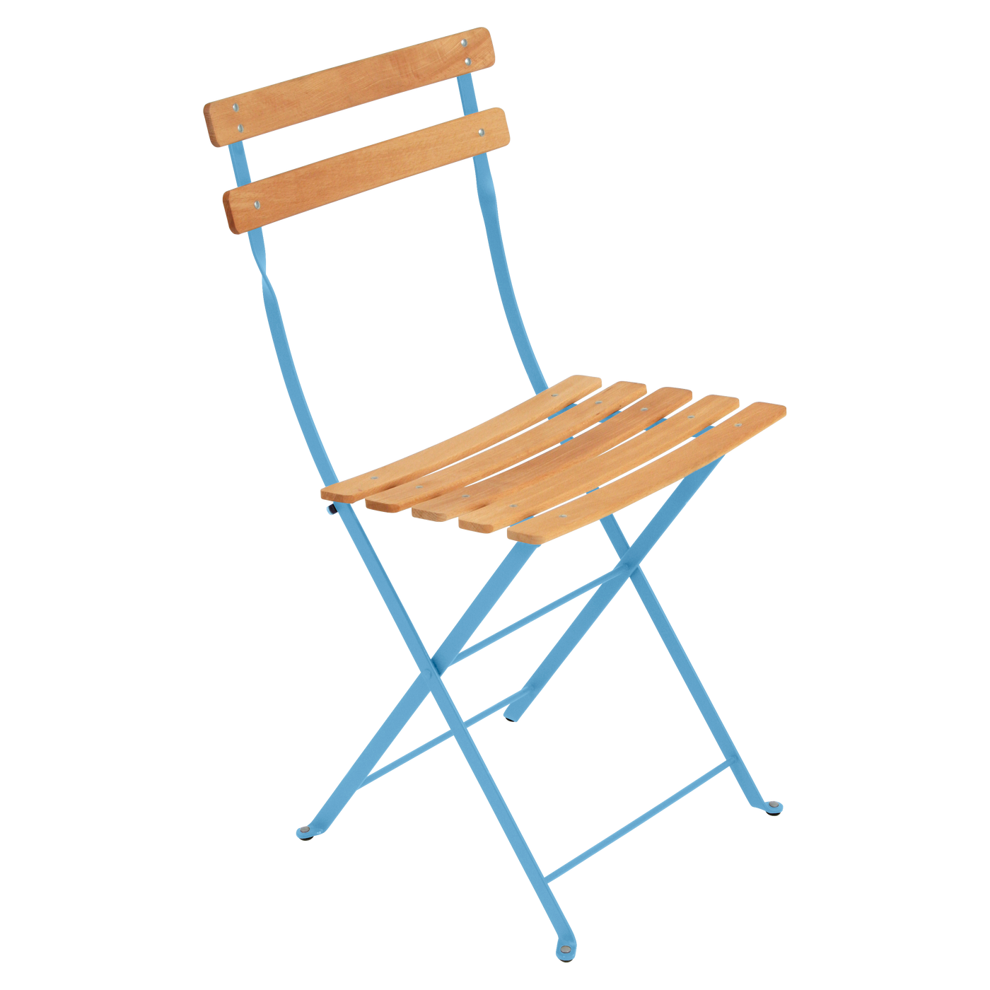 Chaise Bistro Naturel — Bleu maya