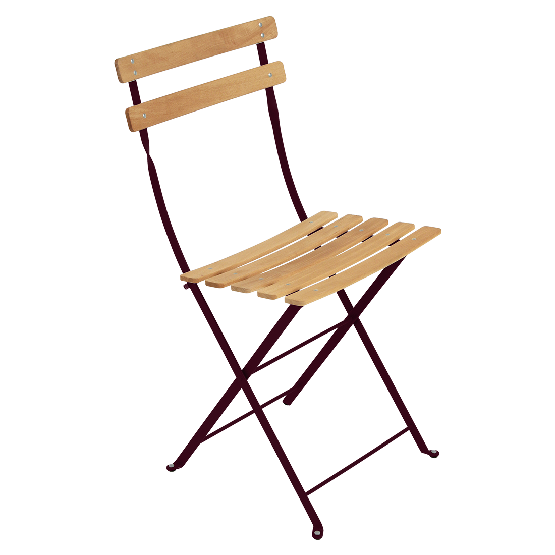 Chaise Bistro Naturel — Cerise noire