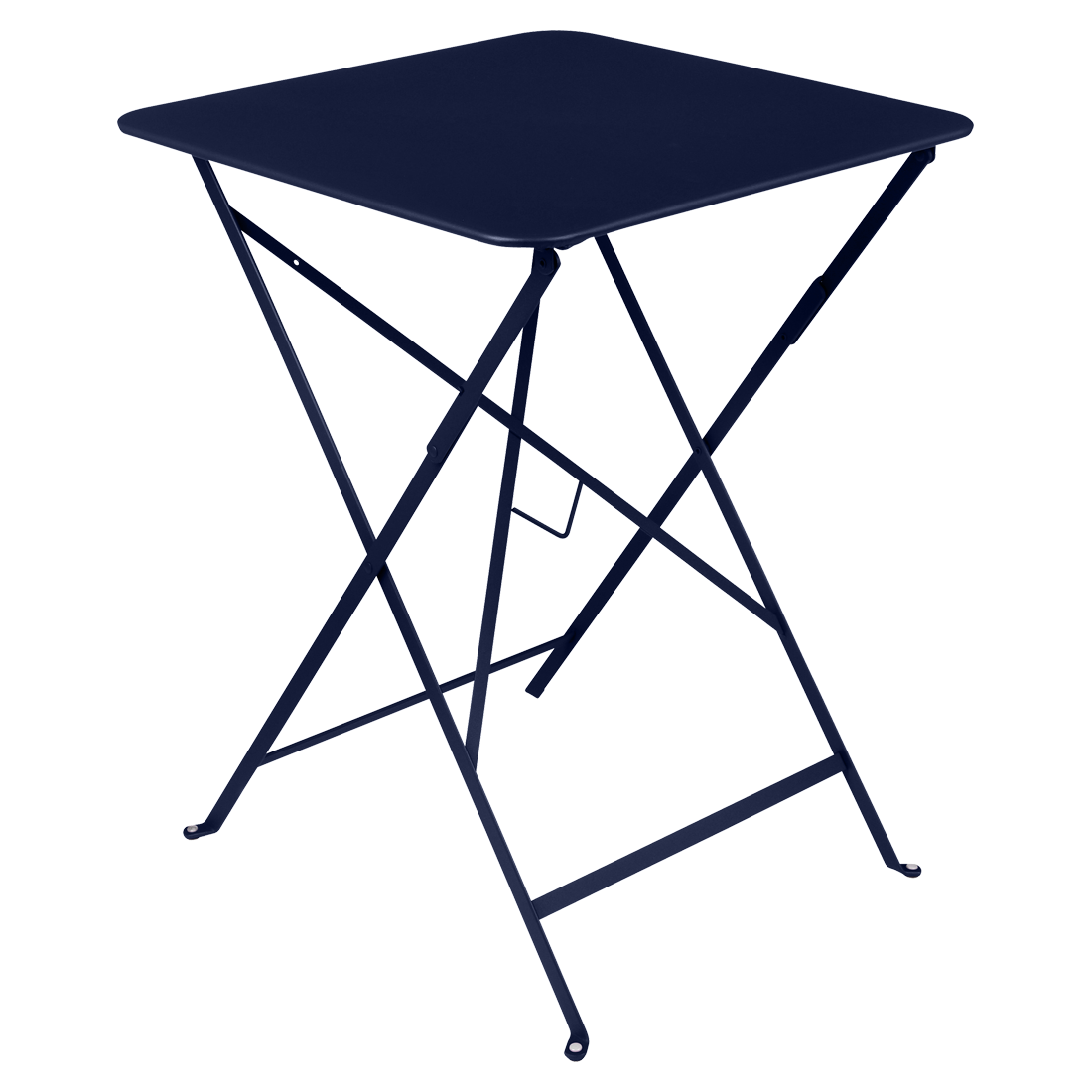 Table Bistro 57 x 57 cm — Bleu abysse