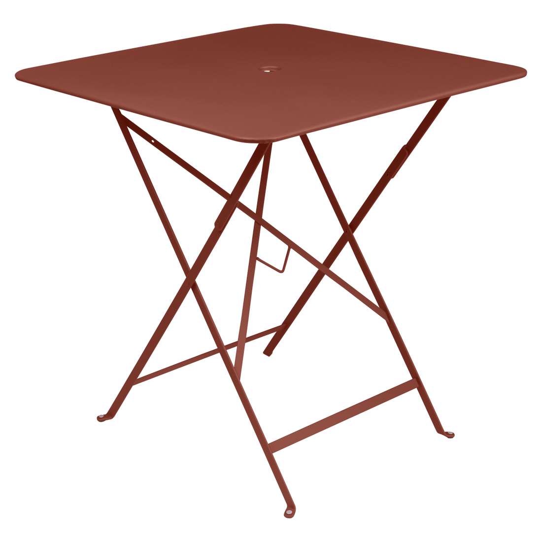 Table Bistro 71 x 71 cm — Ocre rouge
