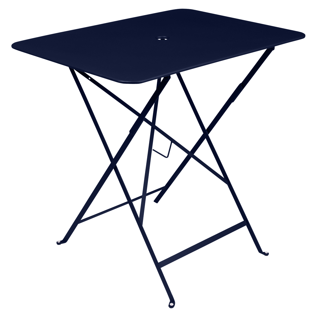 Table Bistro 77 x 57 cm — Bleu abysse