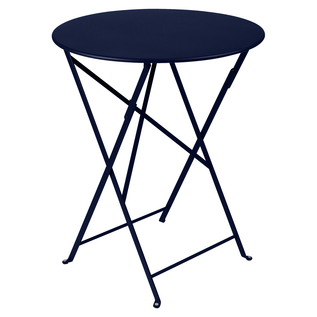 Table Bistro Ø 60 cm — Bleu abysse