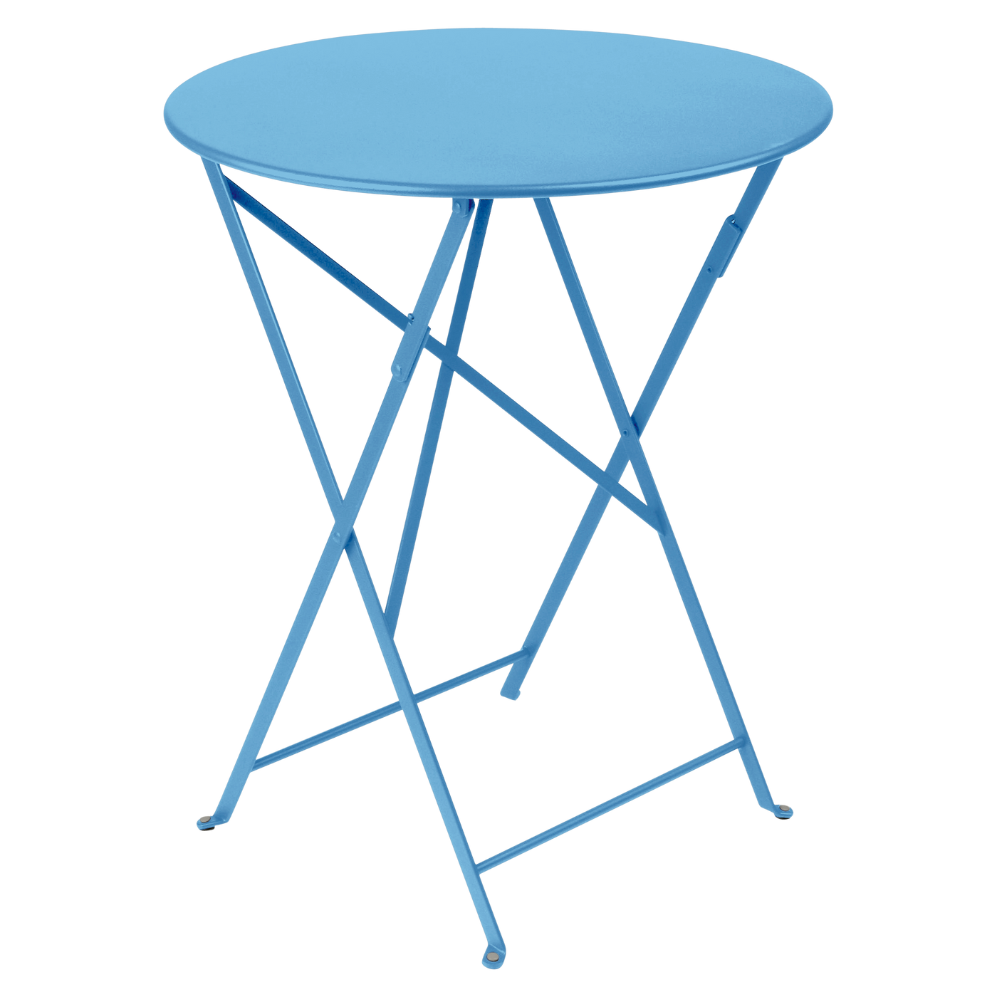 Table Bistro Ø 60 cm — Bleu maya