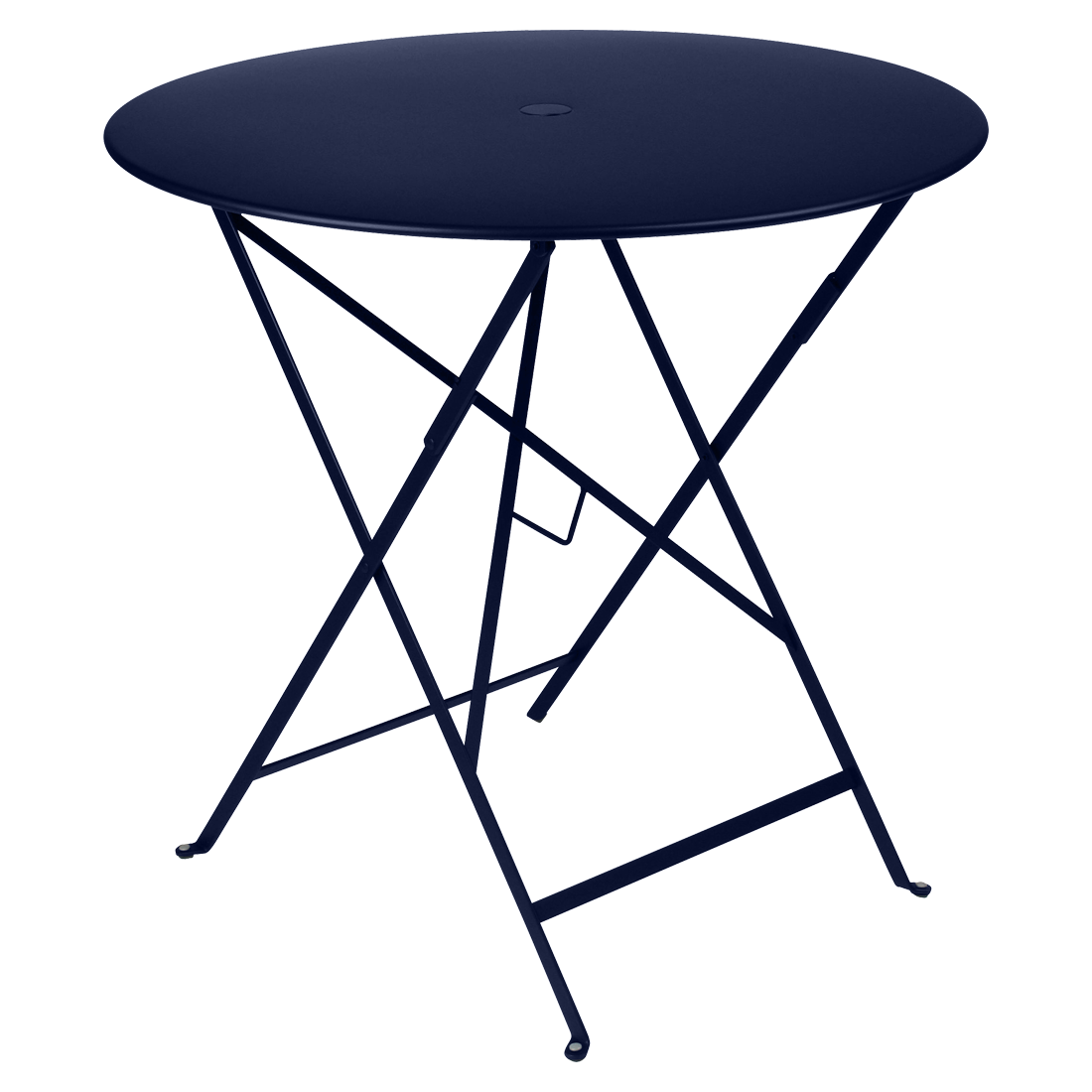 Table Bistro Ø 77 cm — Bleu abysse