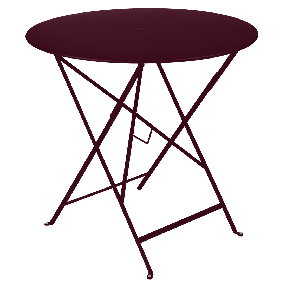 Table Bistro Ø 77 cm — Cerise noire
