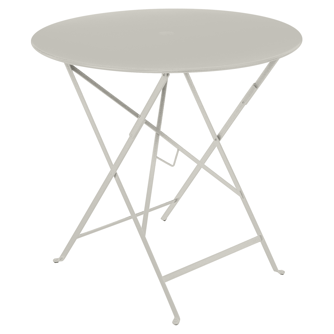 Table Bistro Ø 77 cm — Gris argile