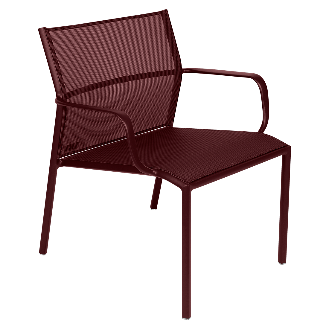 Fauteuil Cadiz Bas — Stéréo Cerise noire