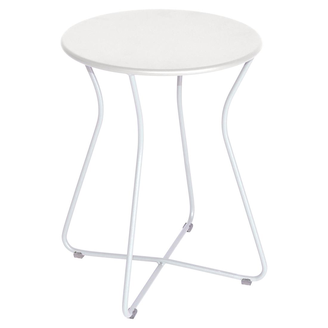 Tabouret Cocotte H.45 cm — Blanc coton