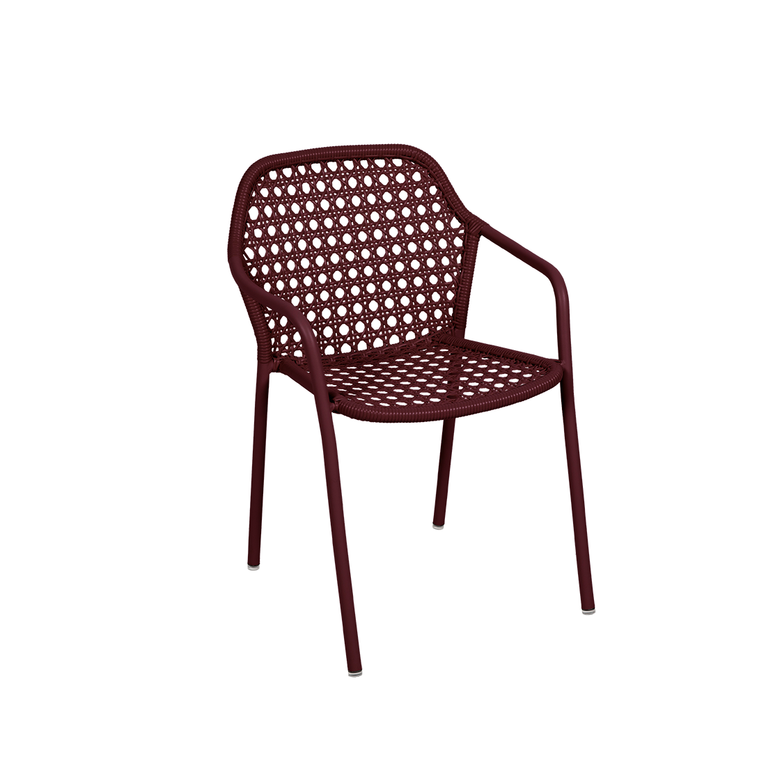 Fauteuil Croisette — Cerise noire