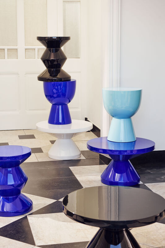 Table basse Zig Zag, dark blue