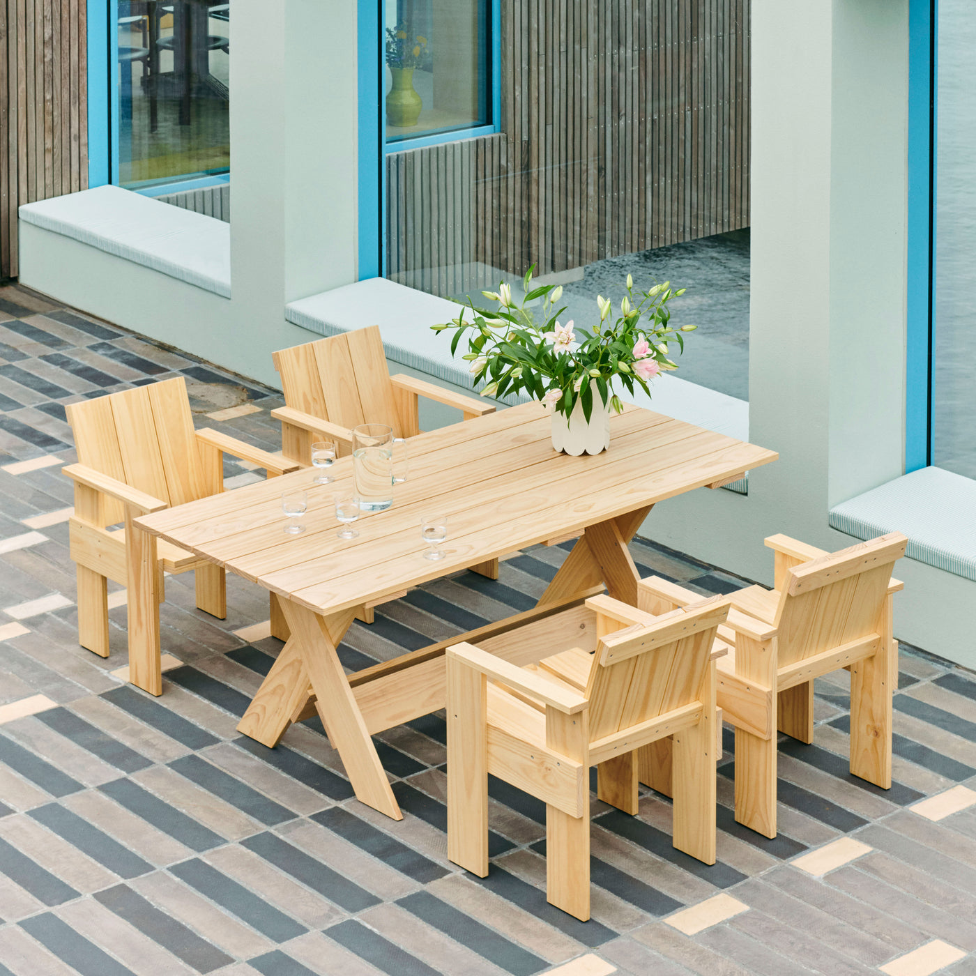 Chaise Crate à Manger — ambiance