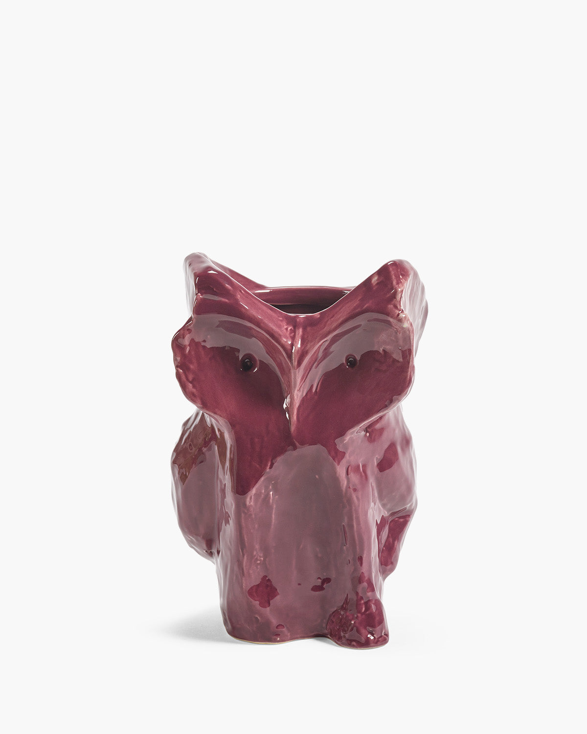 Vase Hibou After Midnight, Aubergine, Moyen
