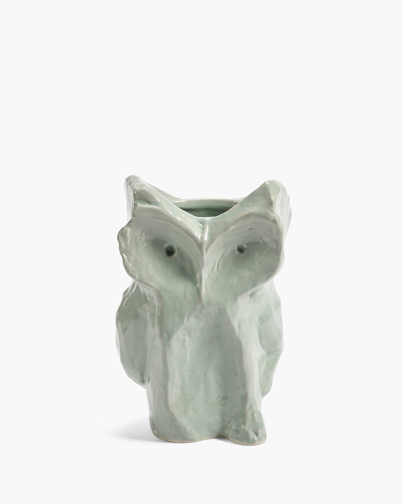 Vase Hibou After Midnight, Light Blue, Moyen