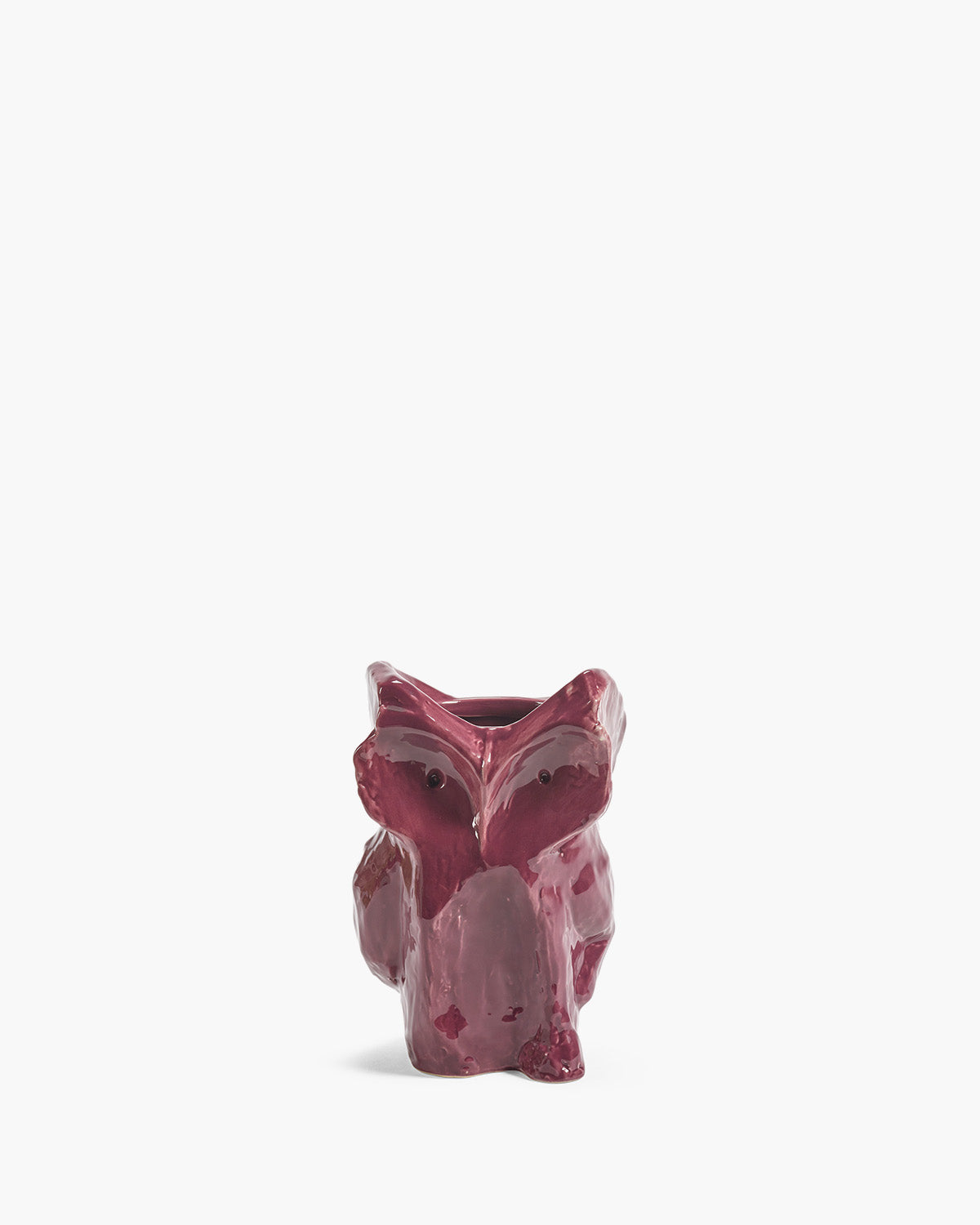 Vase Hibou After Midnight, Aubergine, Petit
