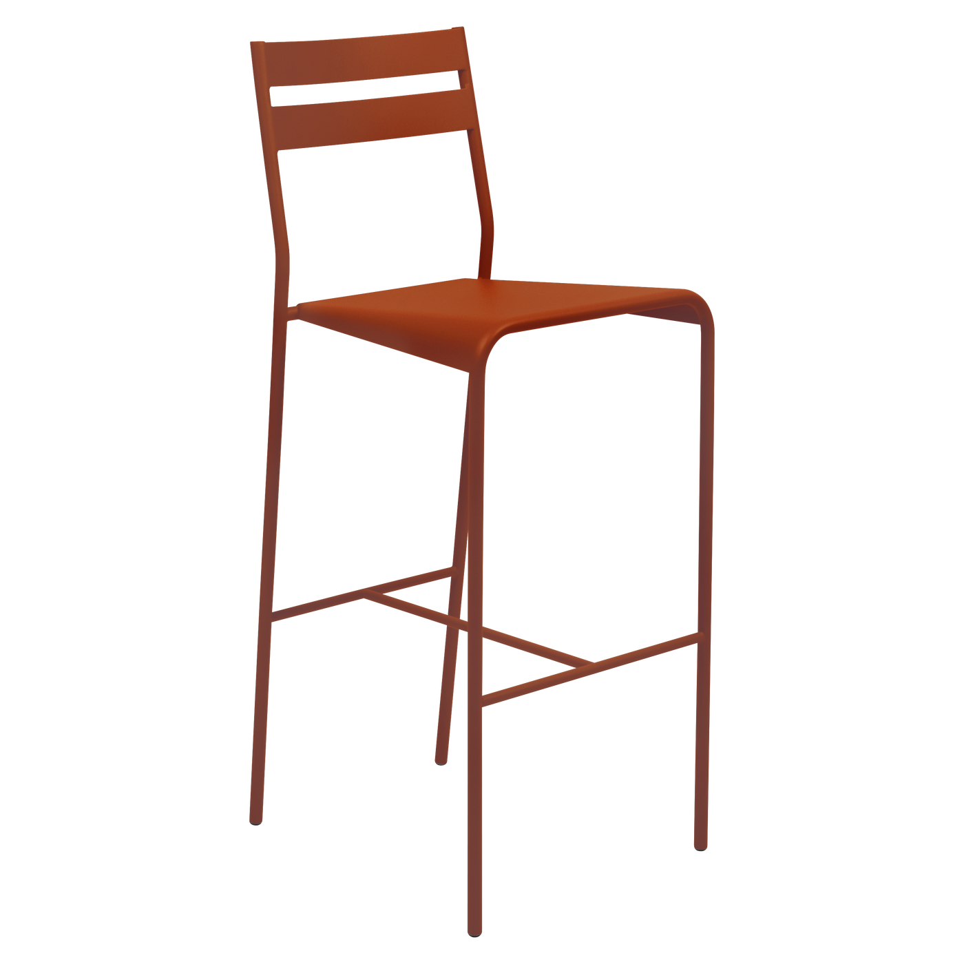 Chaise Facto de Bar — Orange confite