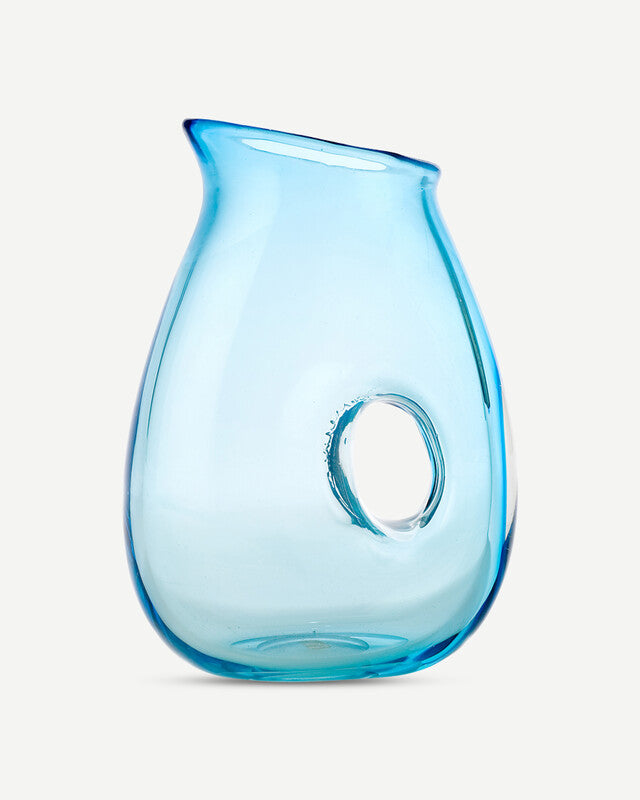 Pichet With Hole Light Blue