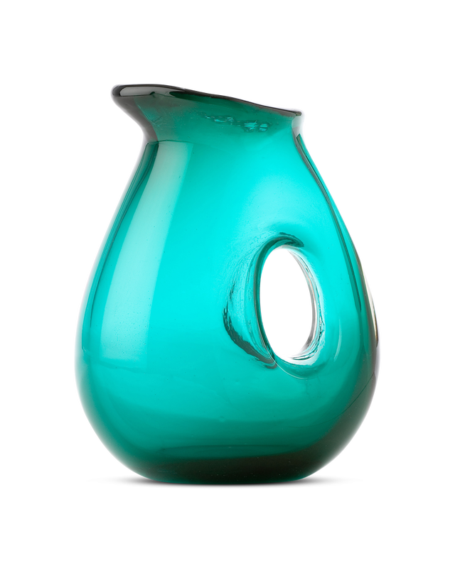 Pichet With Hole, turquoise