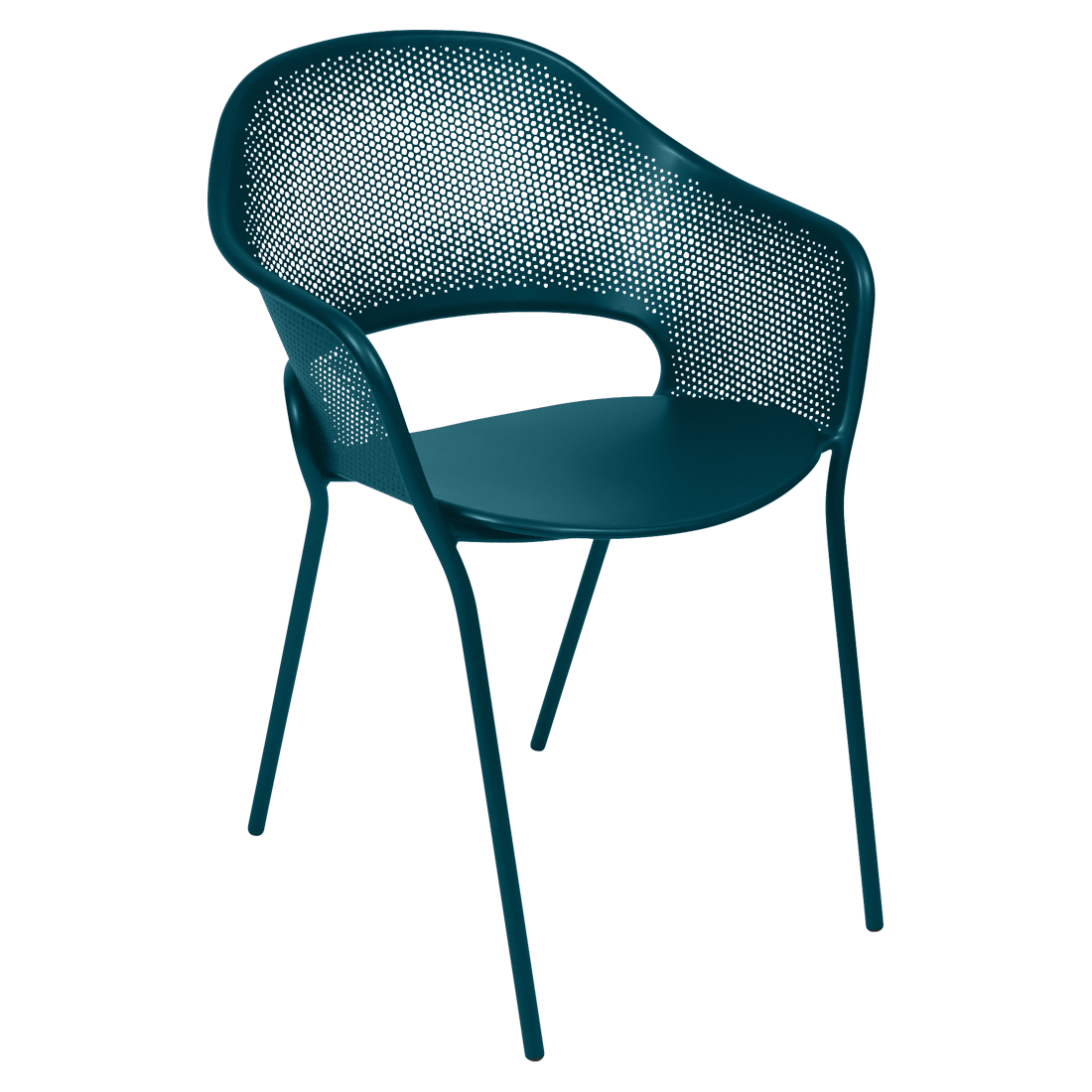 Fauteuil Kate — Bleu acapulco