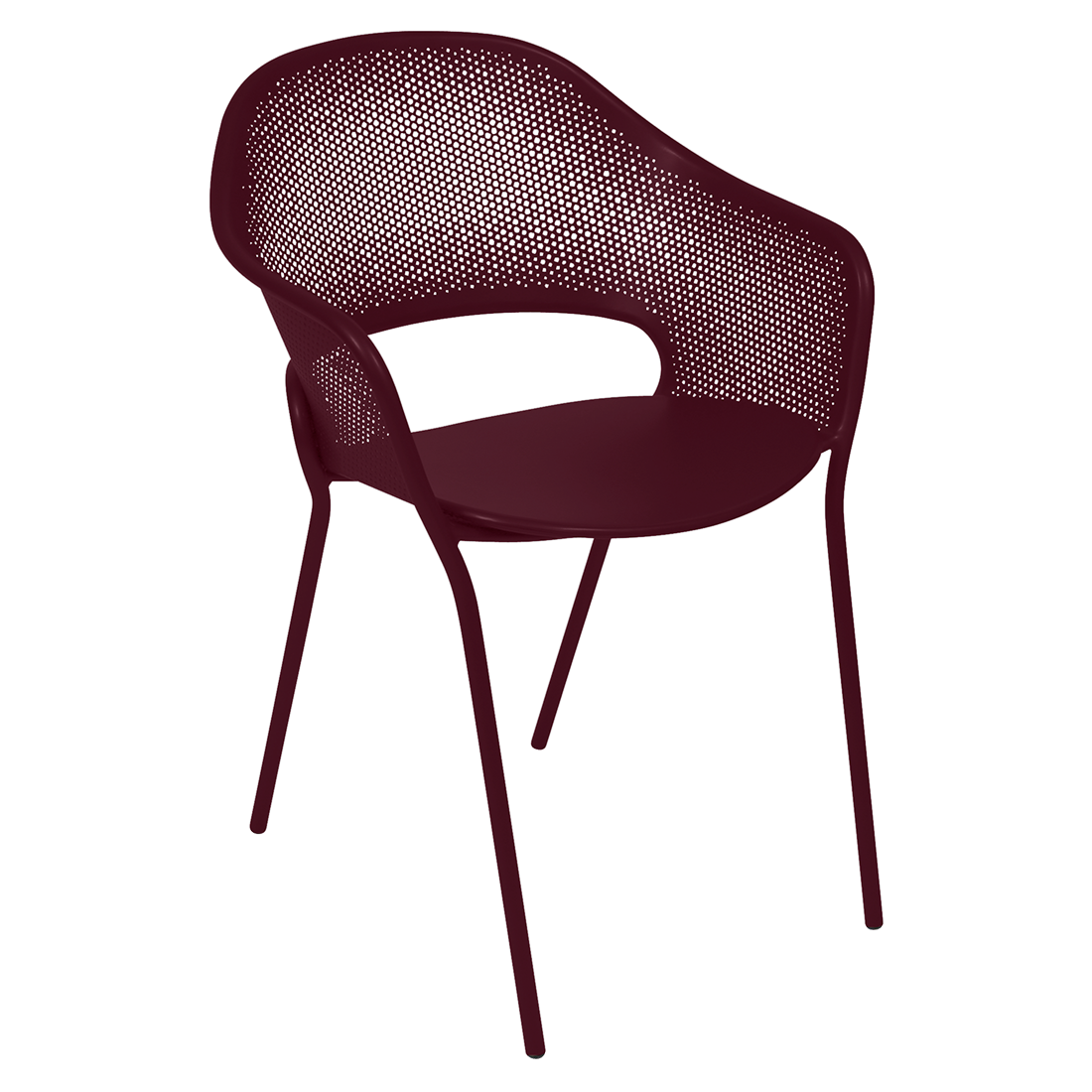 Fauteuil Kate — Cerise noire