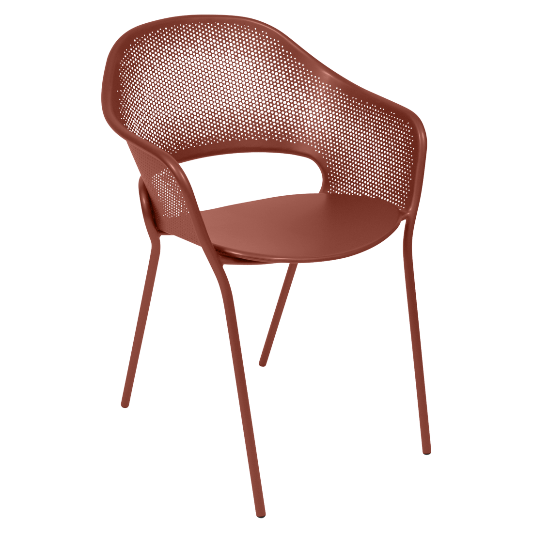 Fauteuil Kate — Ocre rouge
