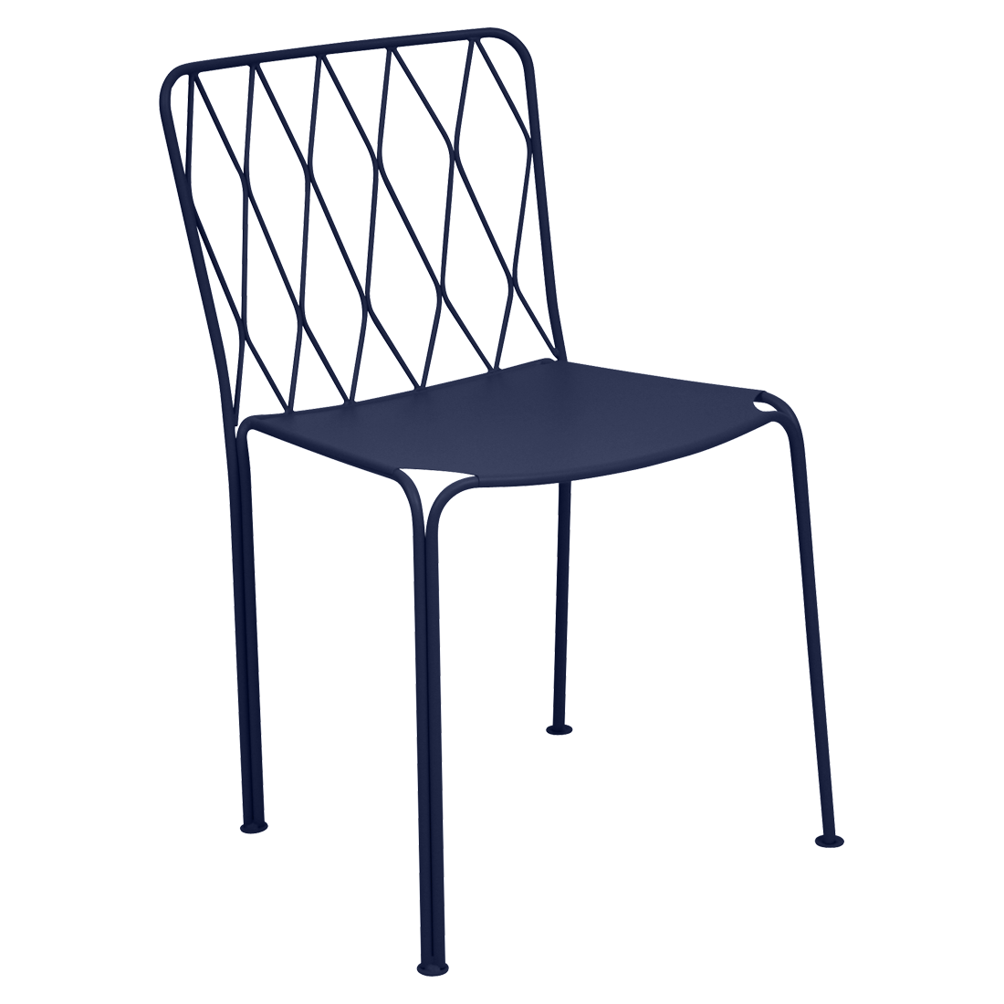 Chaise Kintbury — Bleu abysse
