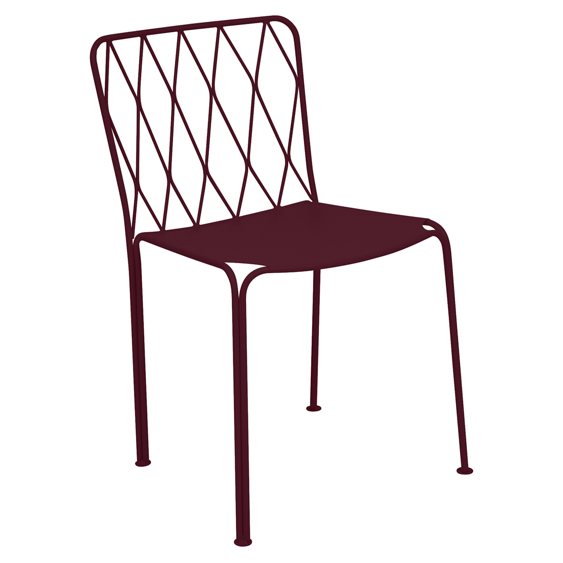 Chaise Kintbury — Cerise noire