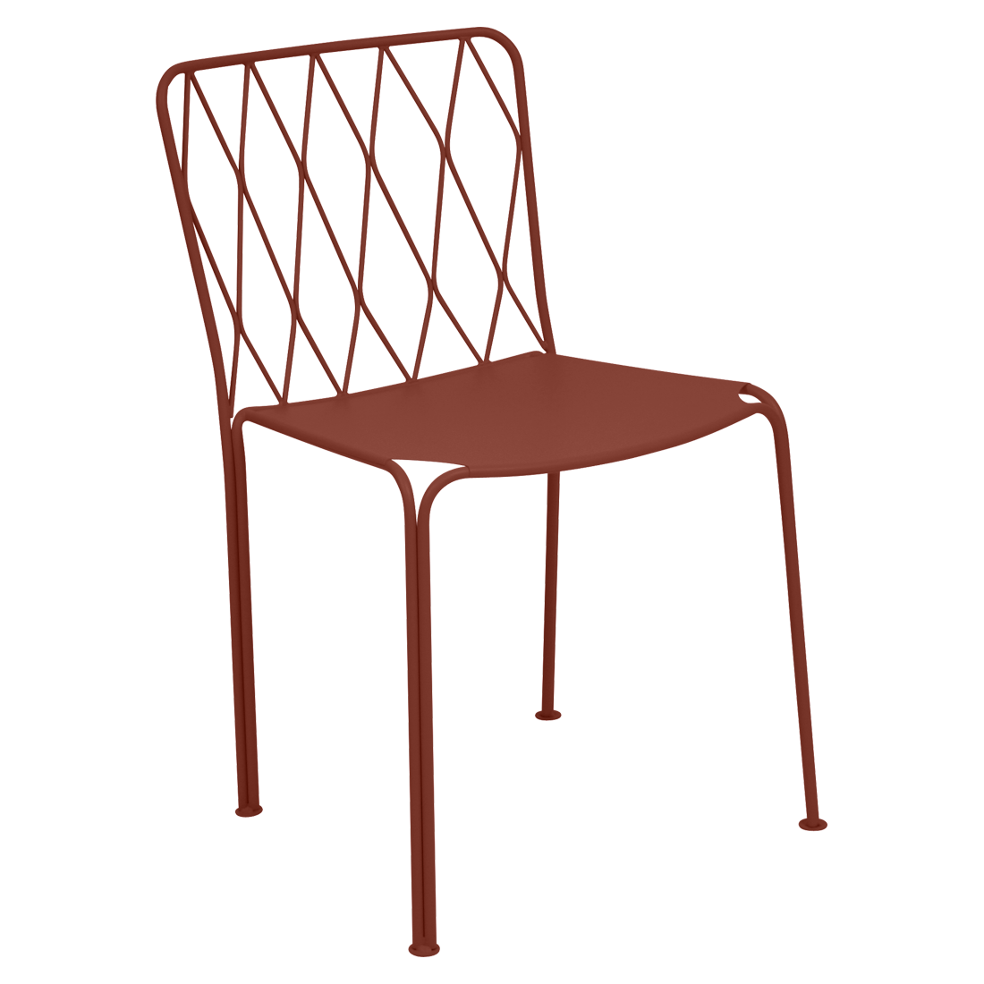 Chaise Kintbury — Ocre rouge