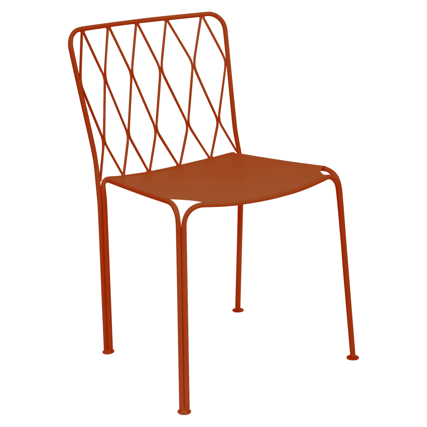 Chaise Kintbury — Orange confite
