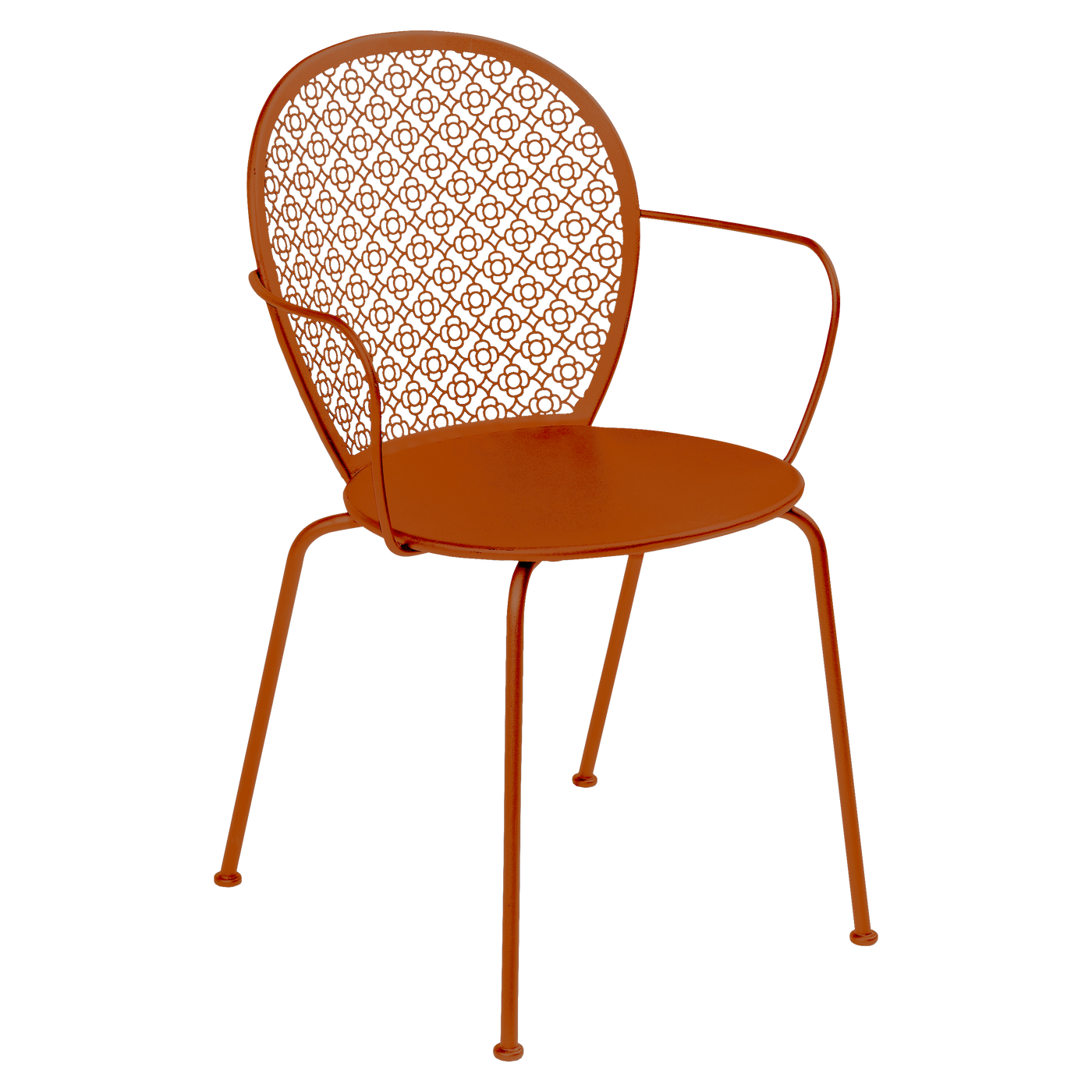 Fauteuil Lorette — Orange confite