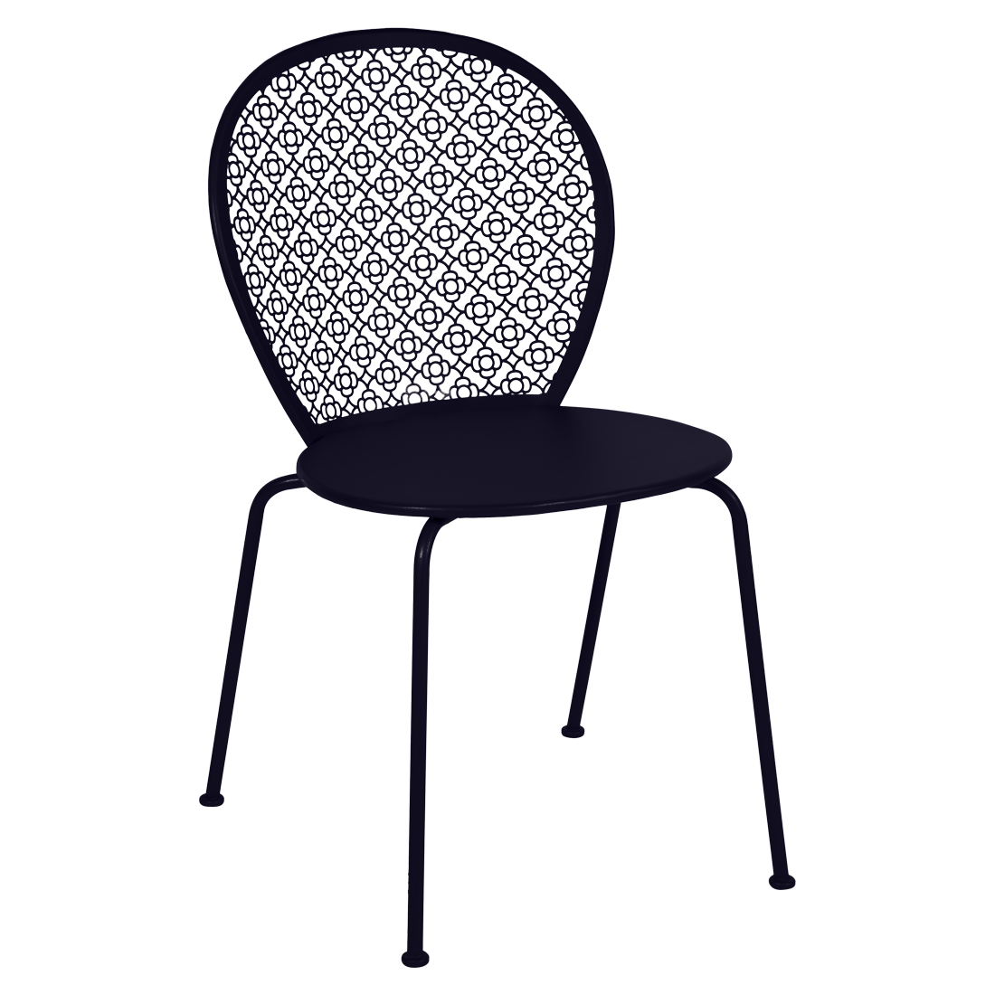 Chaise Lorette — Bleu abysse