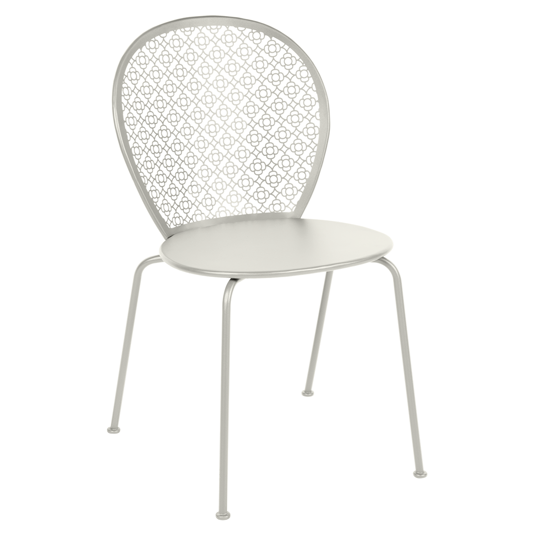 Chaise Lorette — Gris argile