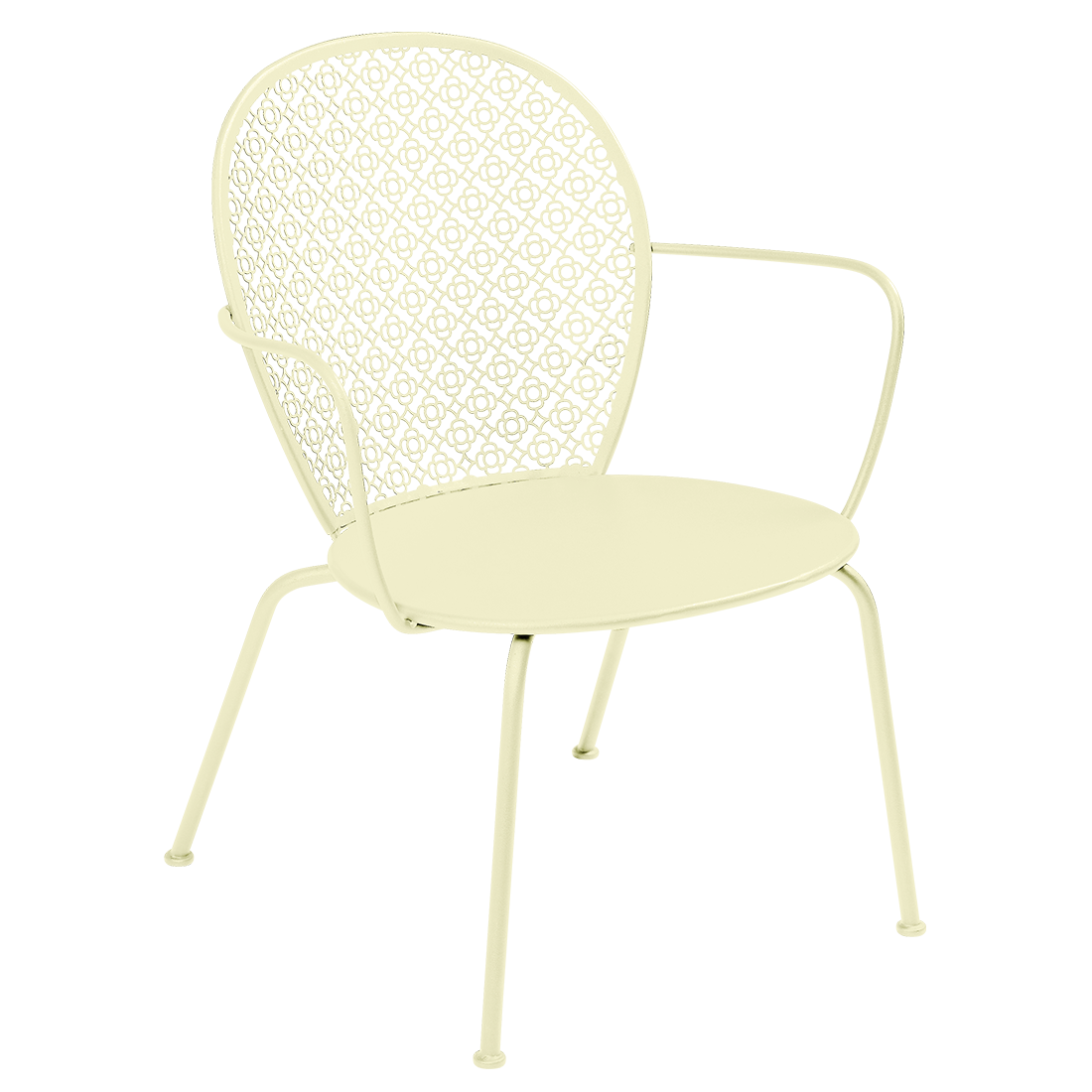 Fauteuil Lorette Bas — Citron givré