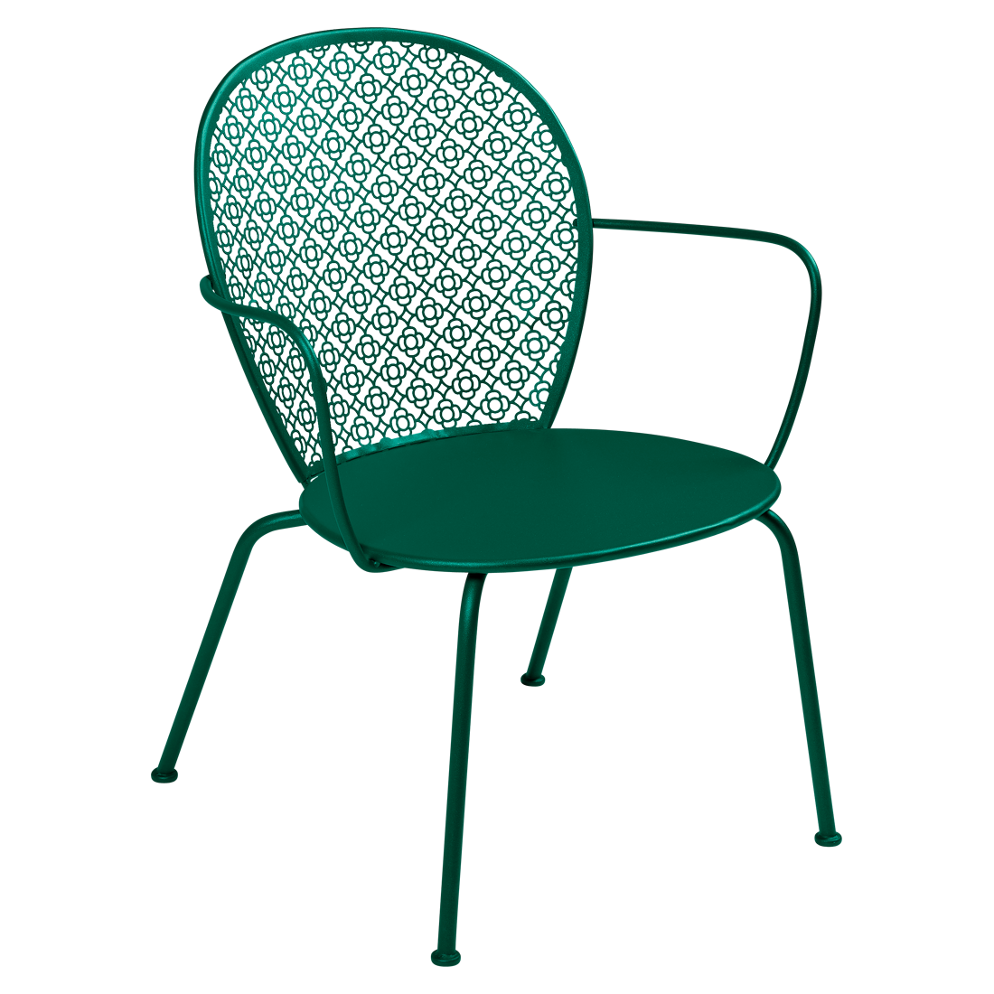 Fauteuil Lorette Bas — Vert cèdre