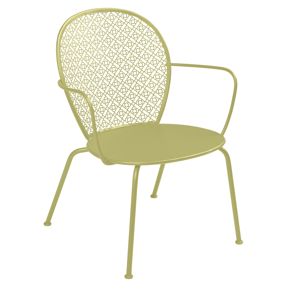 Fauteuil Lorette Bas — Vert tilleul