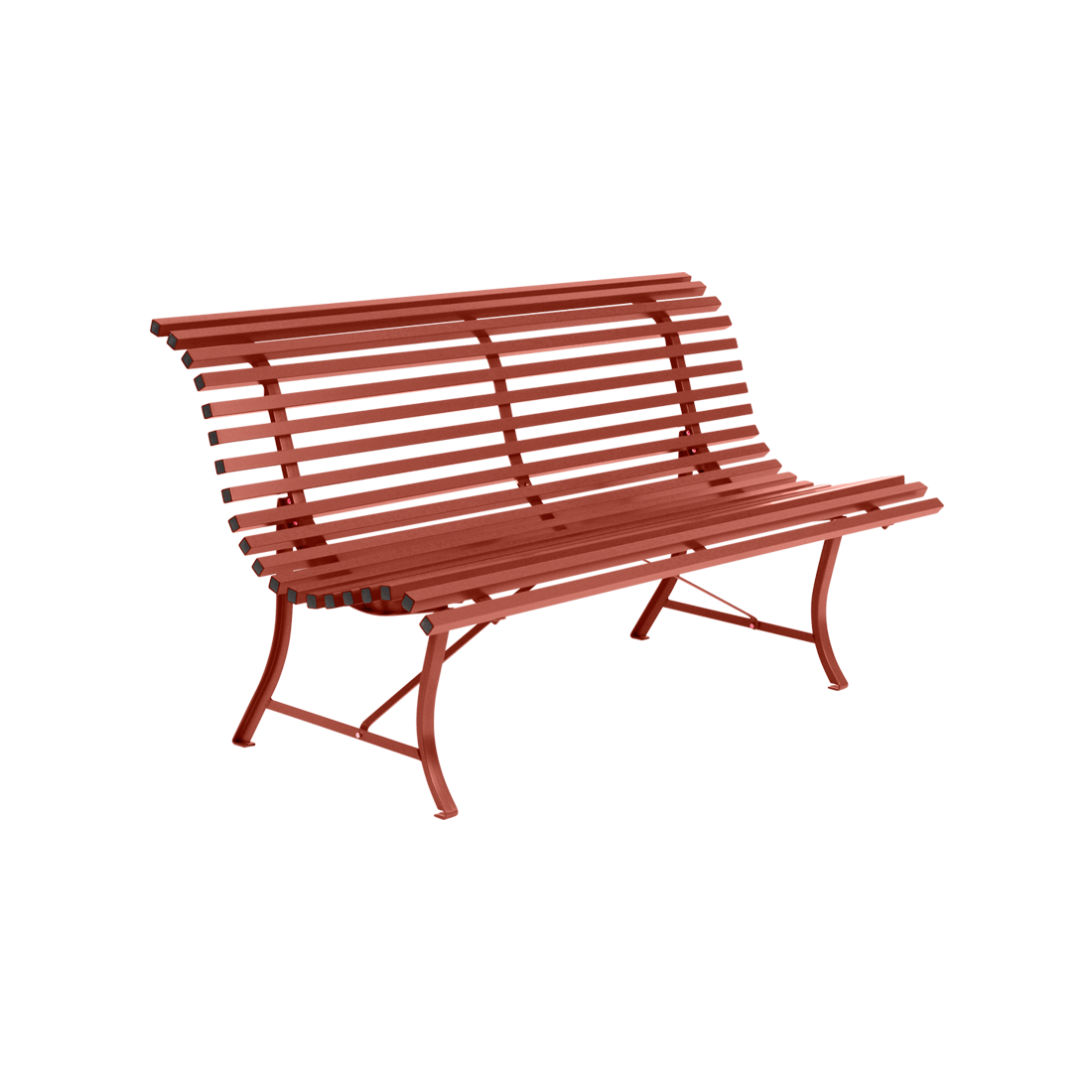 Banc Louisiane 150 cm — Ocre rouge