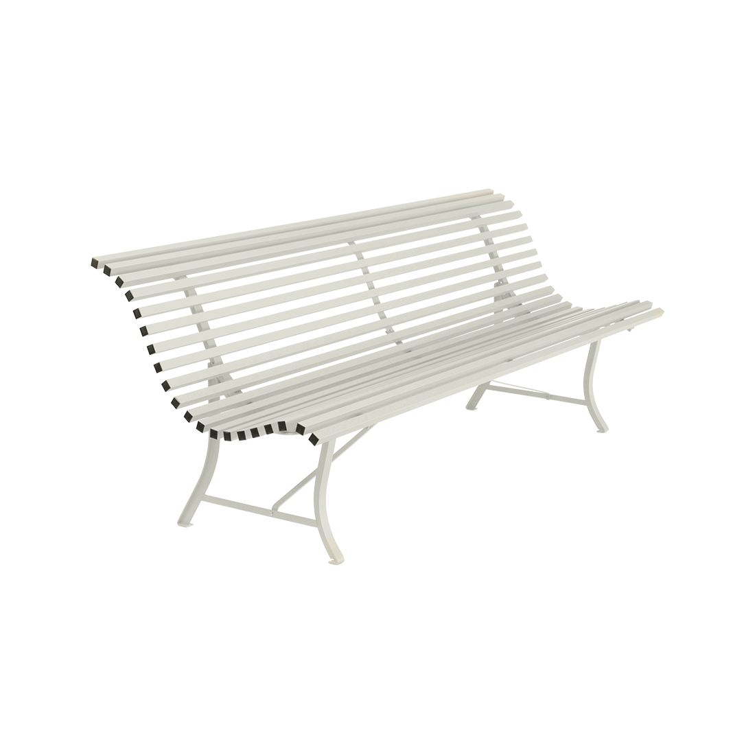 Banc Louisiane 200 cm — Gris argile