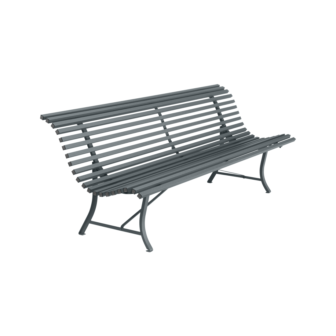Banc Louisiane 200 cm — Gris orage