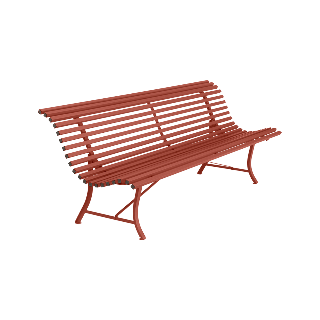 Banc Louisiane 200 cm — Ocre rouge