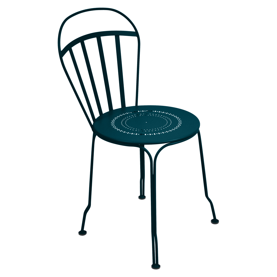 Chaise Louvre — Bleu acapulco