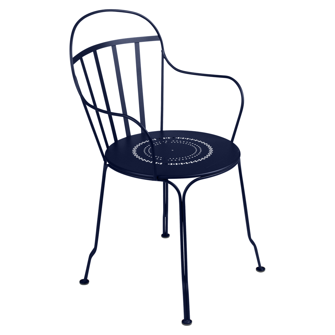 Fauteuil Louvre — Bleu abysse