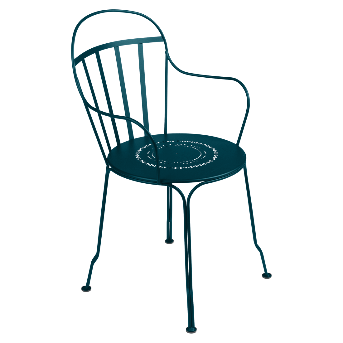 Fauteuil Louvre — Bleu acapulco