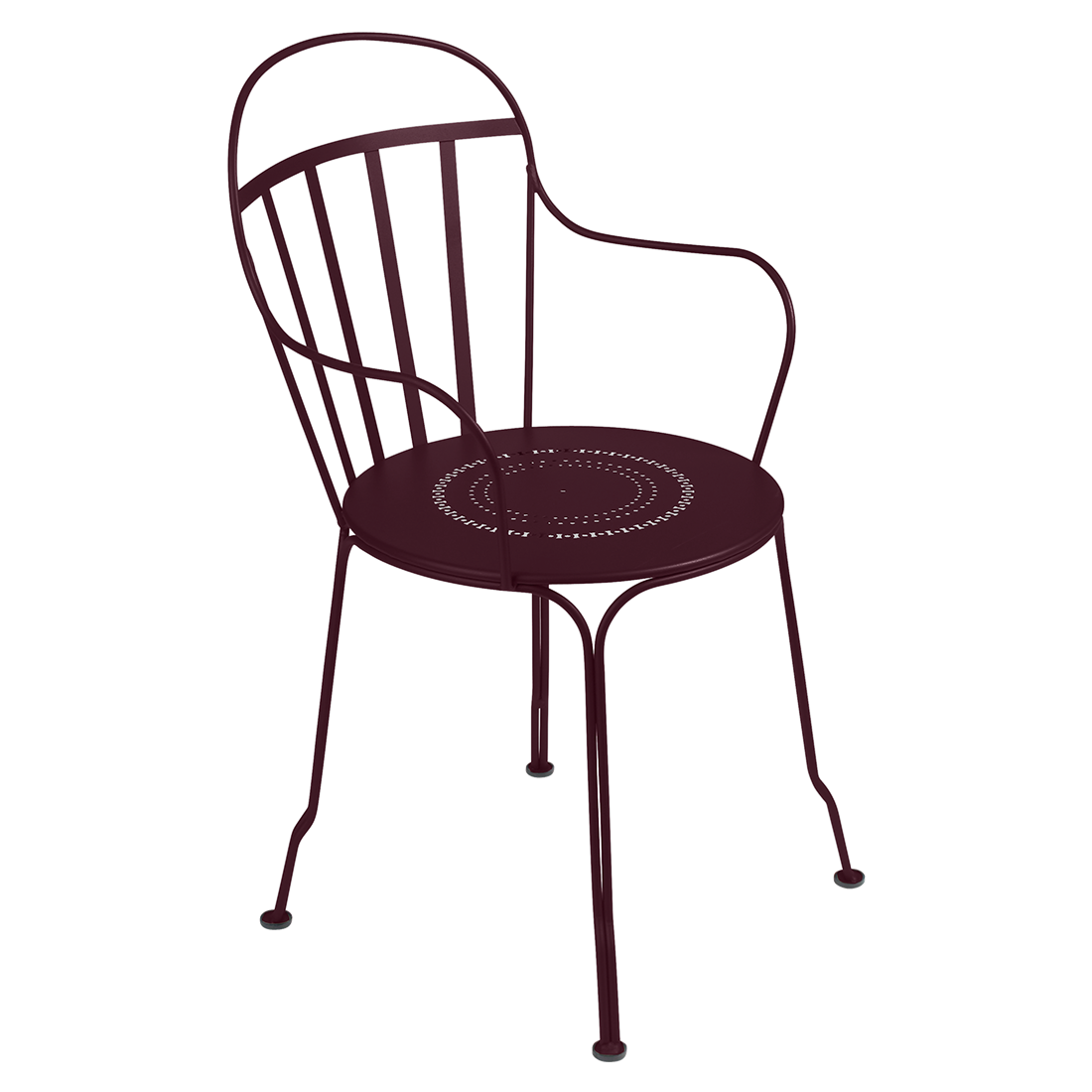 Fauteuil Louvre — Cerise noire
