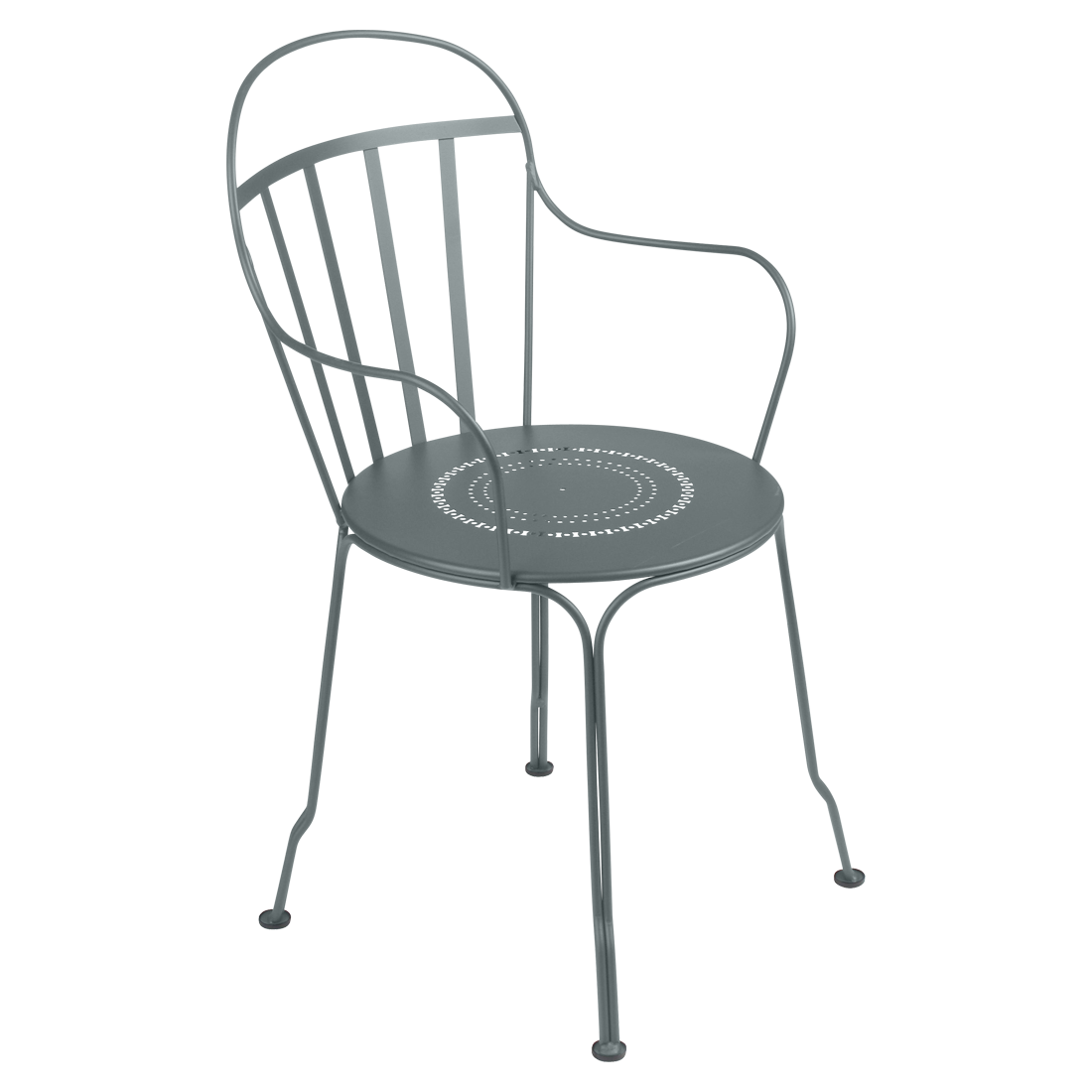 Fauteuil Louvre — Gris orage
