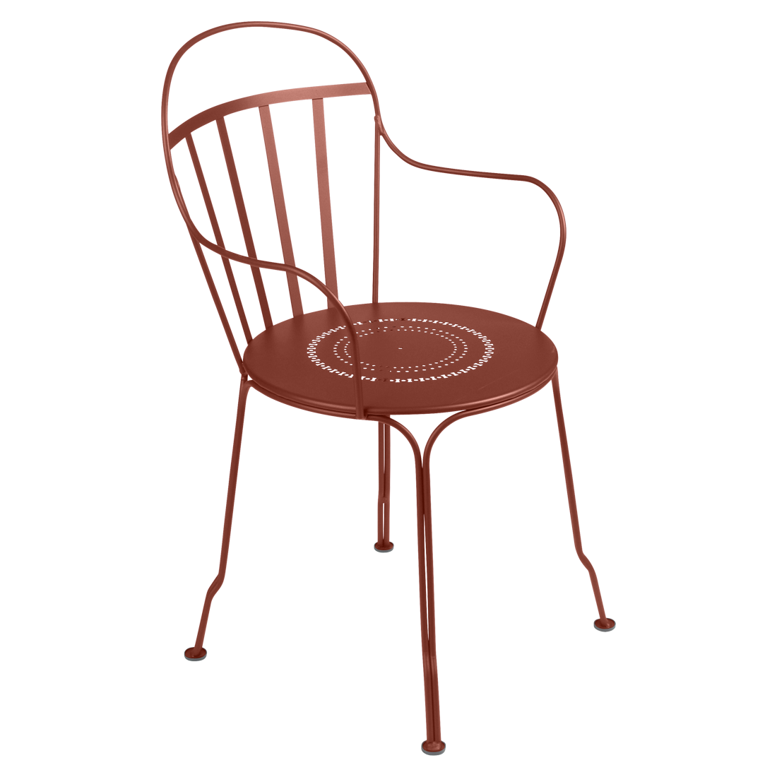 Fauteuil Louvre — Ocre rouge