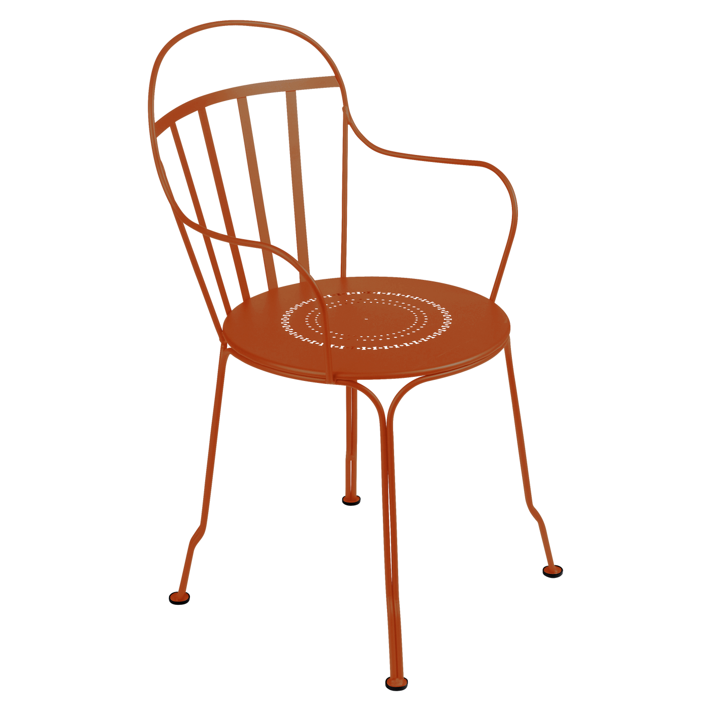 Fauteuil Louvre — Orange confite