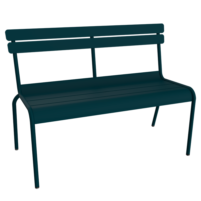 Banc Luxembourg À Dossier 2/3 places — Bleu acapulco